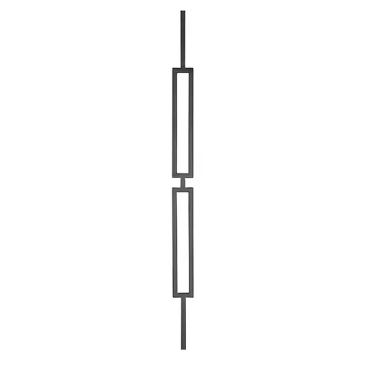 Double Window - Hollow 1/2" Square Baluster