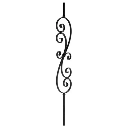 Flower - Solid 1/2" Square Baluster