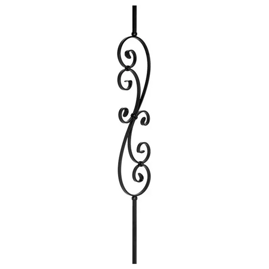 Flower - Solid 1/2" Square Baluster